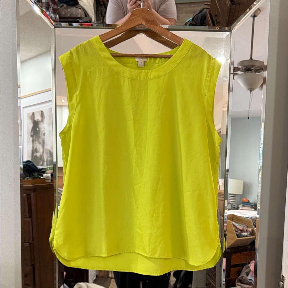 J. Crew - Lime Green Sleeveless Top